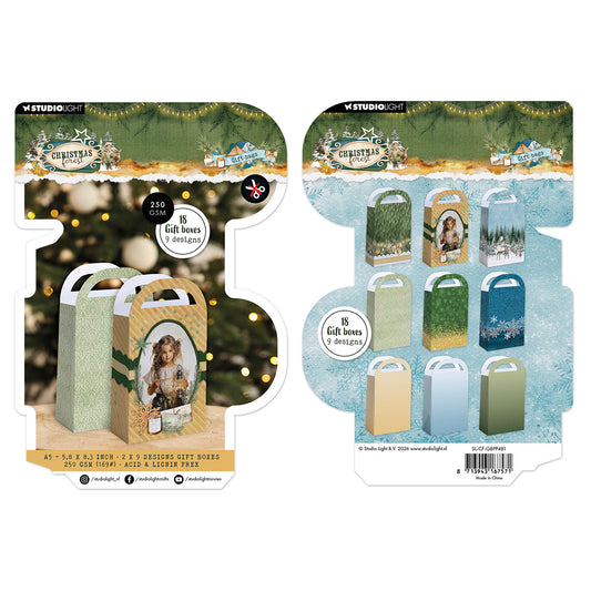 Studio Light Giftbox Paper Pad Giftbag Christmas Forest