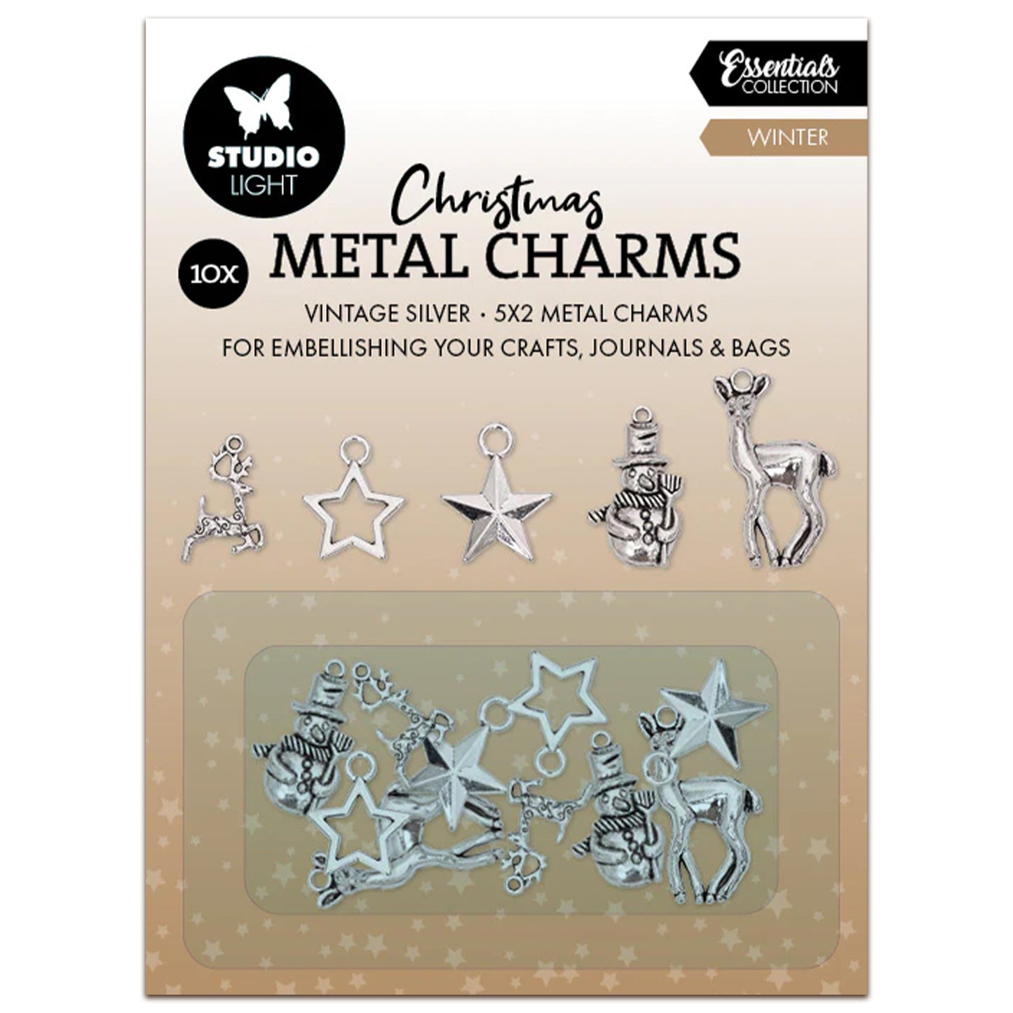 Studio Light Essentials Metal Charms Winter Elements