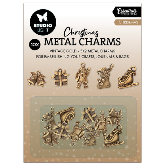 Studio Light Essentials Metal Charms Christmas Elements