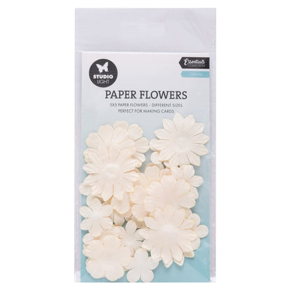 Studio Light Cream Essentials Paper Flowers (25pcs)