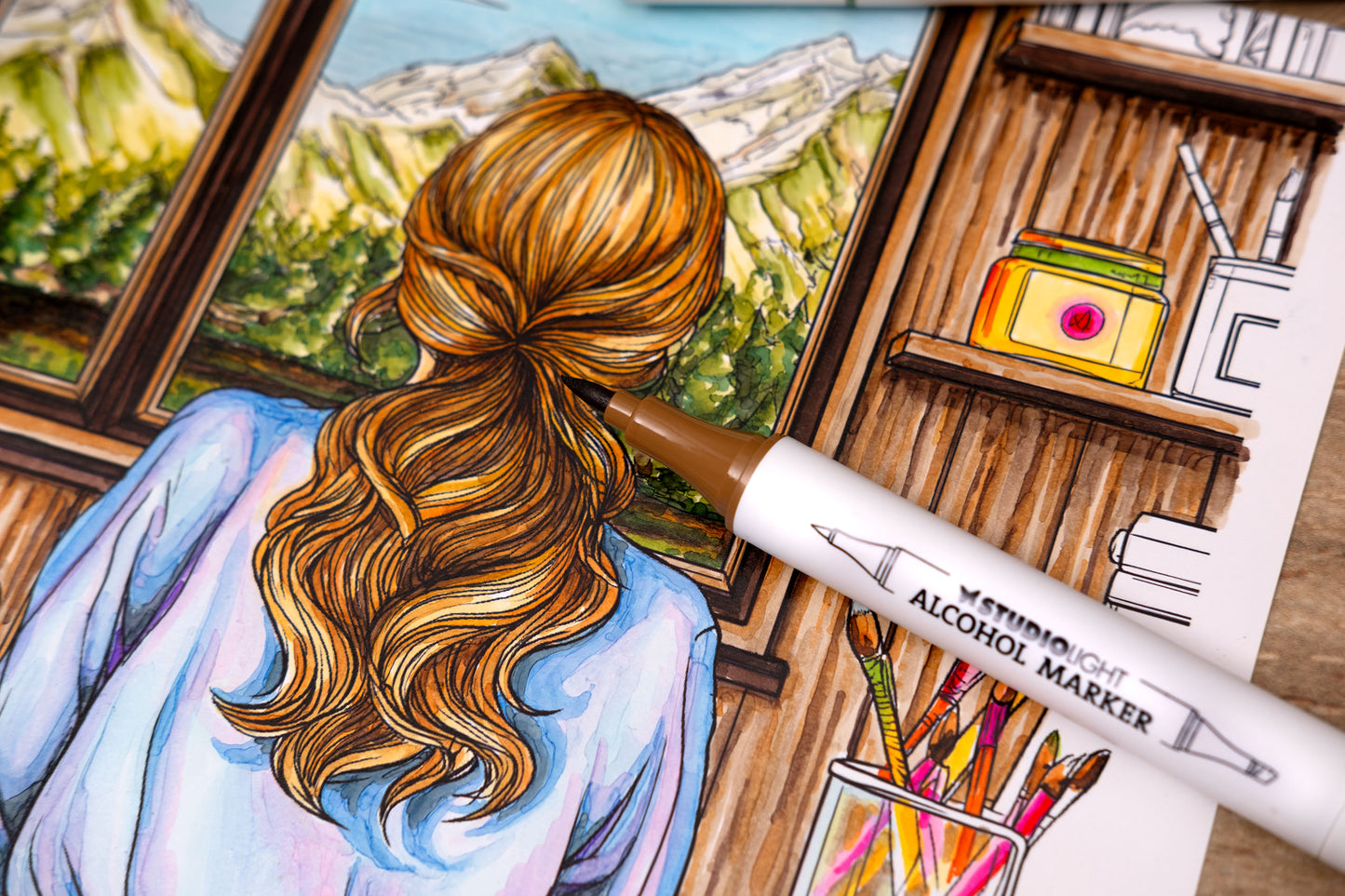 Studio Light Essentials Paper Pad for Alcohol Markers 120 GSM