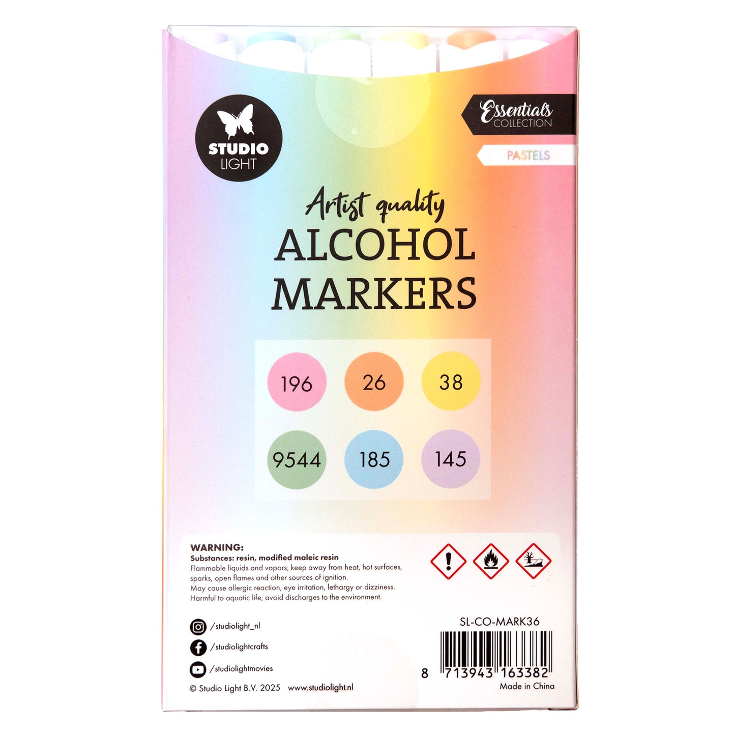 Studio Light Essentials Alcohol Markers Pastels