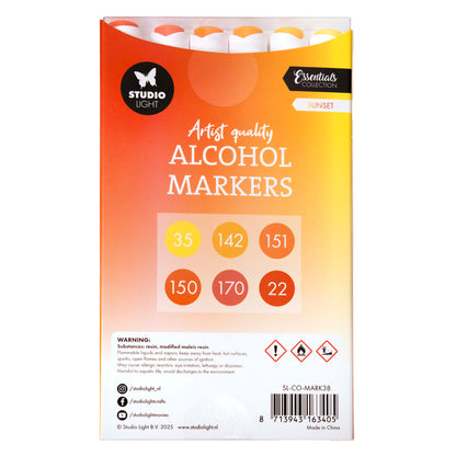 Studio Light Essentials Alcohol Markers Sunset
