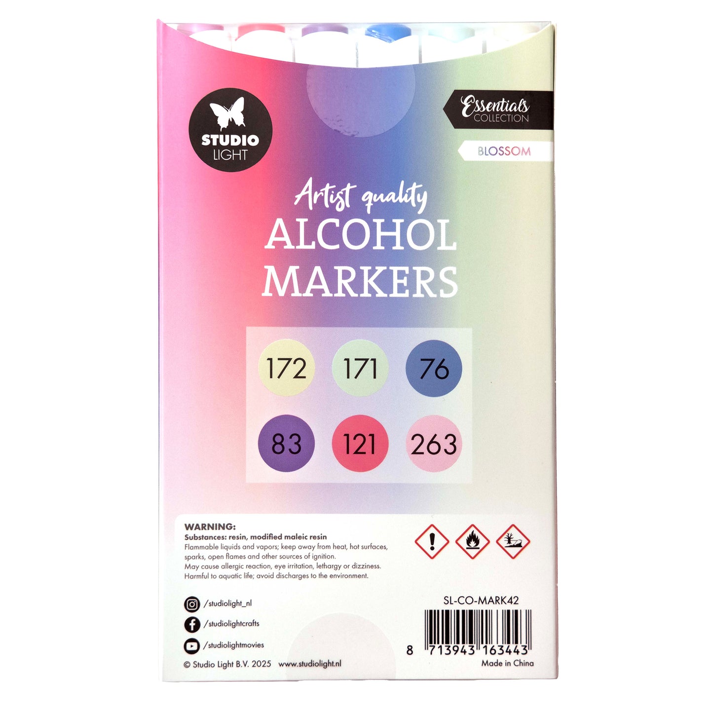 Studio Light Essentials Alcohol Markers Blossom