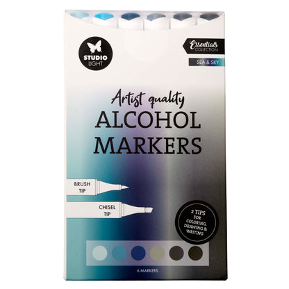 Studio Light Essentials Alcohol Markers Sea & Sky