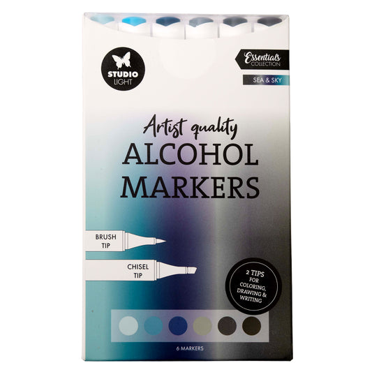 Studio Light Essentials Alcohol Markers Sea & Sky