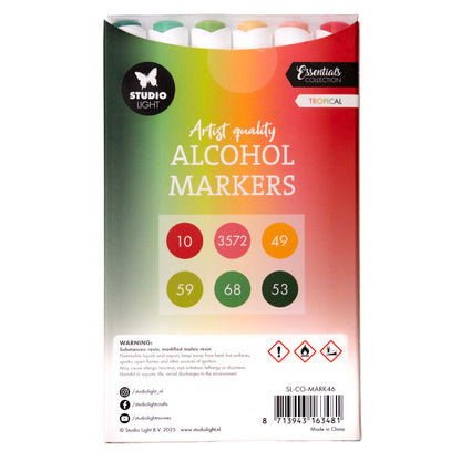 Studio Light Essentials Alcohol Markers Tropical