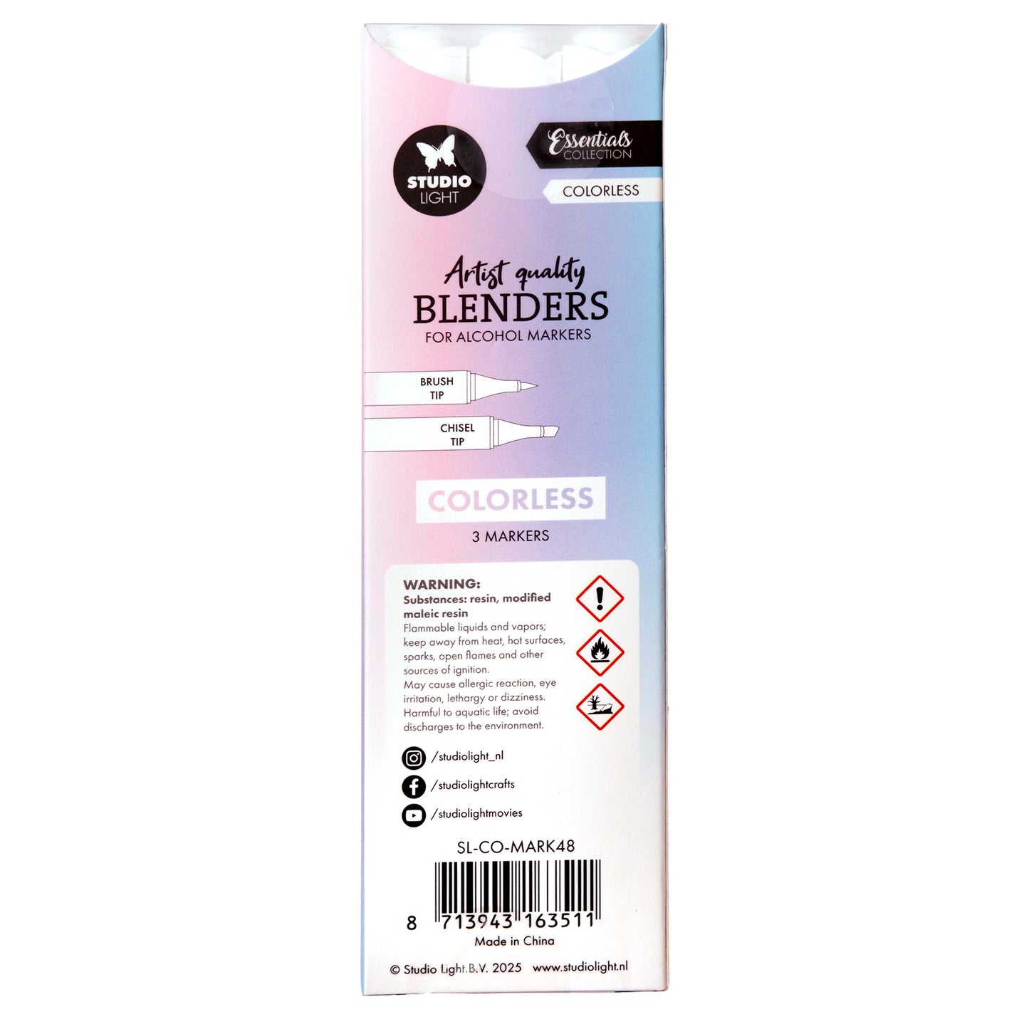Studio Light Essentials Alcohol Markers Colorless Blenders