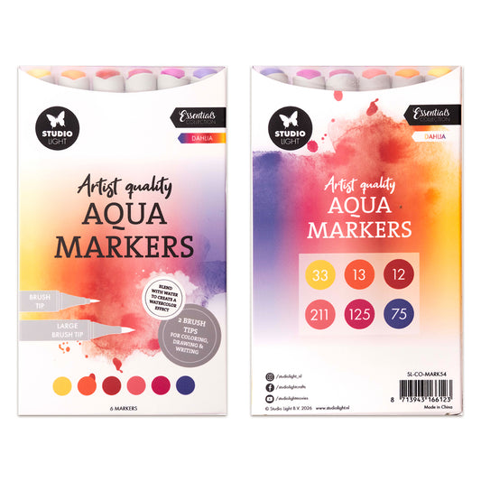 Studio Light Aqua Markers Dahlia Essentials