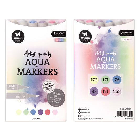 Studio Light Aqua Markers Blossom Essentials