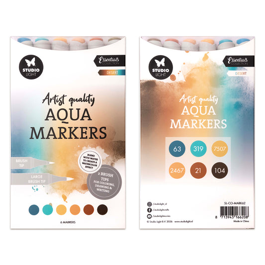 Studio Light Aqua Markers Desert Essentials
