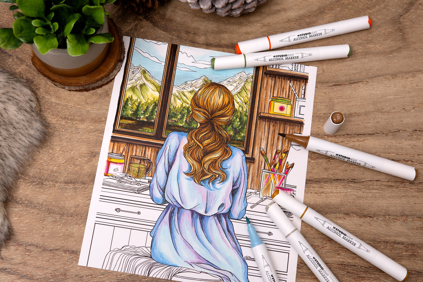 Studio Light Essentials Paper Pad for Alcohol Markers 120 GSM