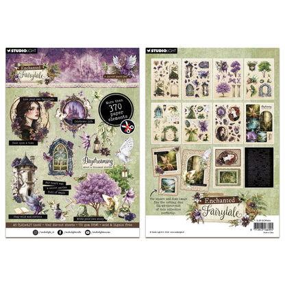 Studio Light Die-cut Paper Pad Die-cut elements Enchanted Fairytale 148x210x4mm 20 Sheets