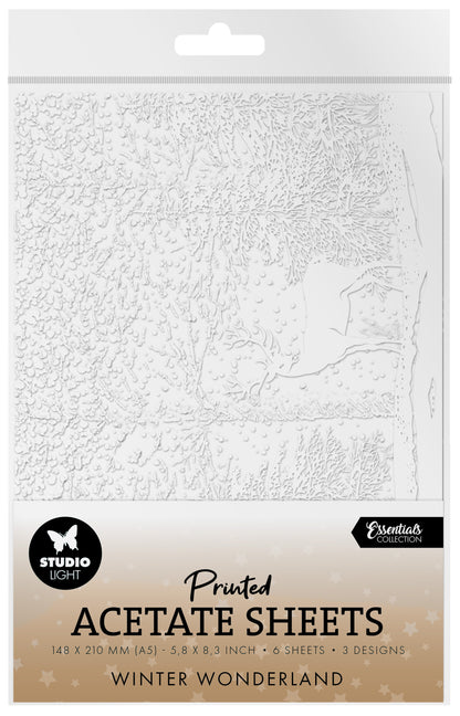 Studio Light Winter Wonderland Acetate Sheets