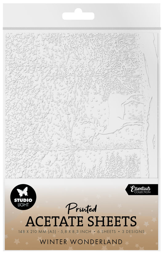 Studio Light Winter Wonderland Acetate Sheets