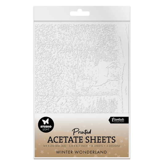 Studio Light Winter Wonderland Acetate Sheets