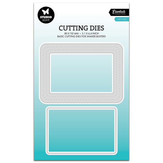 Studio Light Essentials Cutting Die - Gift Card Blister