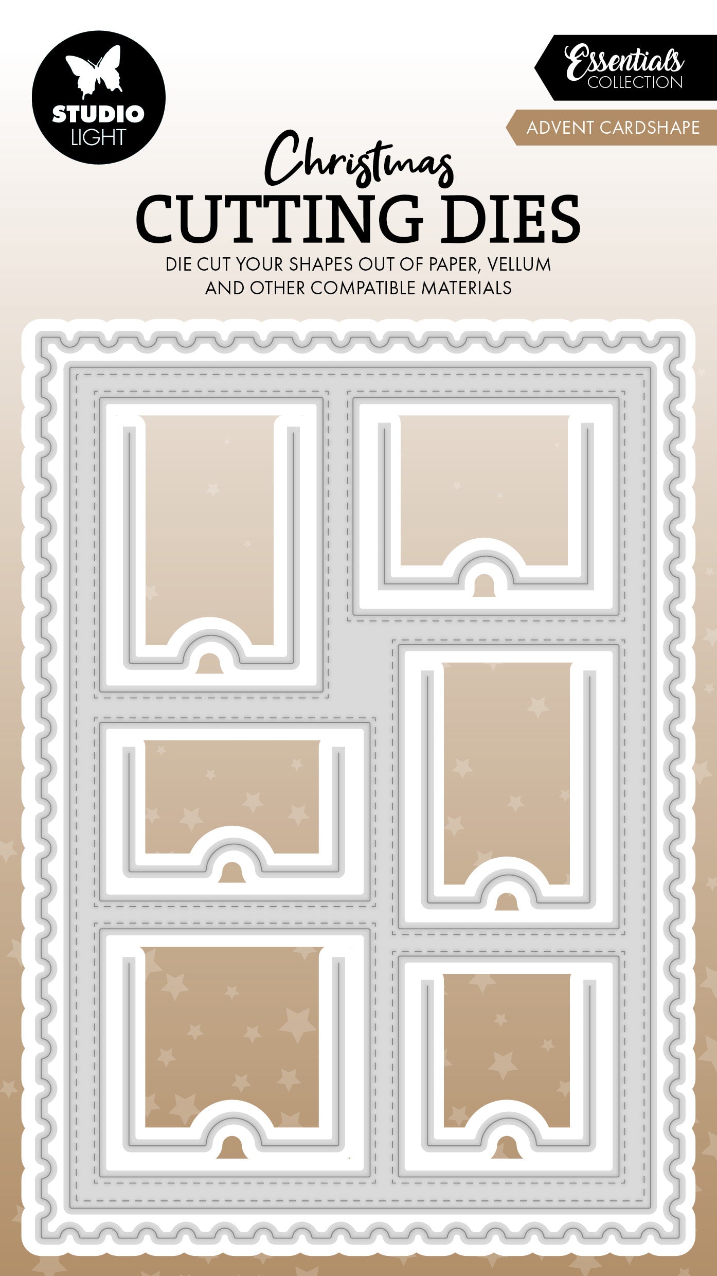 Studio Light Essentials Cutting Die - Advent Cardshape