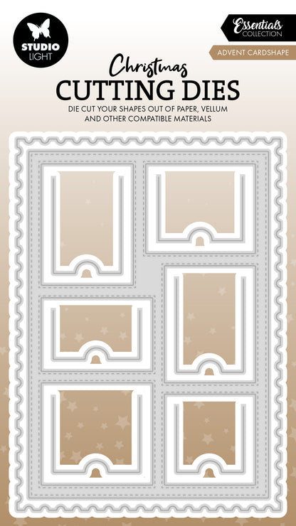 Studio Light Essentials Cutting Die - Advent Cardshape