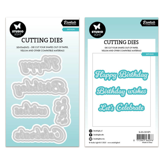 Studio Light Essentials Cutting Die Birthday