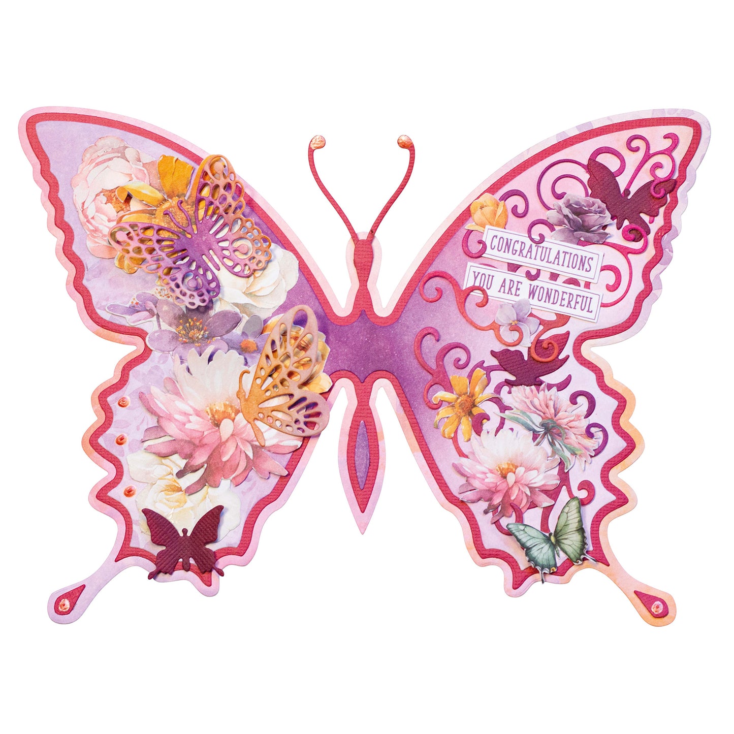 Studio Light Essentials Cutting Die Butterfly cardshape Essentials 148x210x1mm 11 Pieces