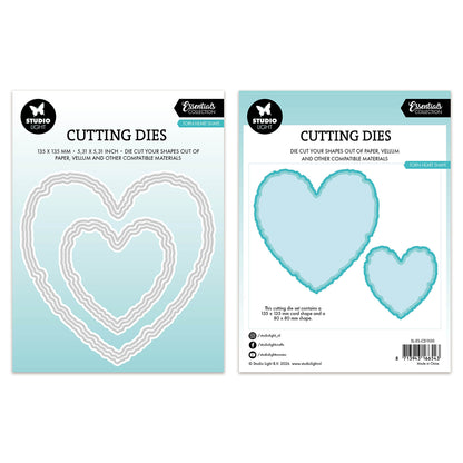 Studio Light Cutting Die Torn Edge Heart shape Essentials