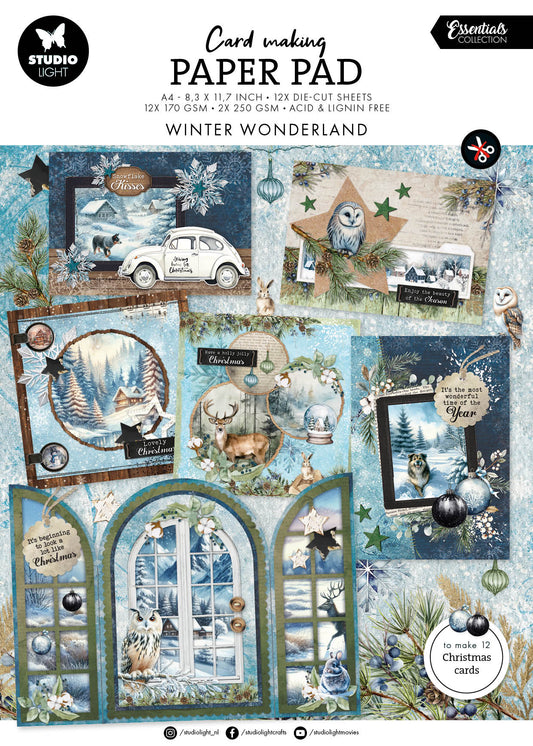 Studio Light Winter Wonderland Card Making Pad