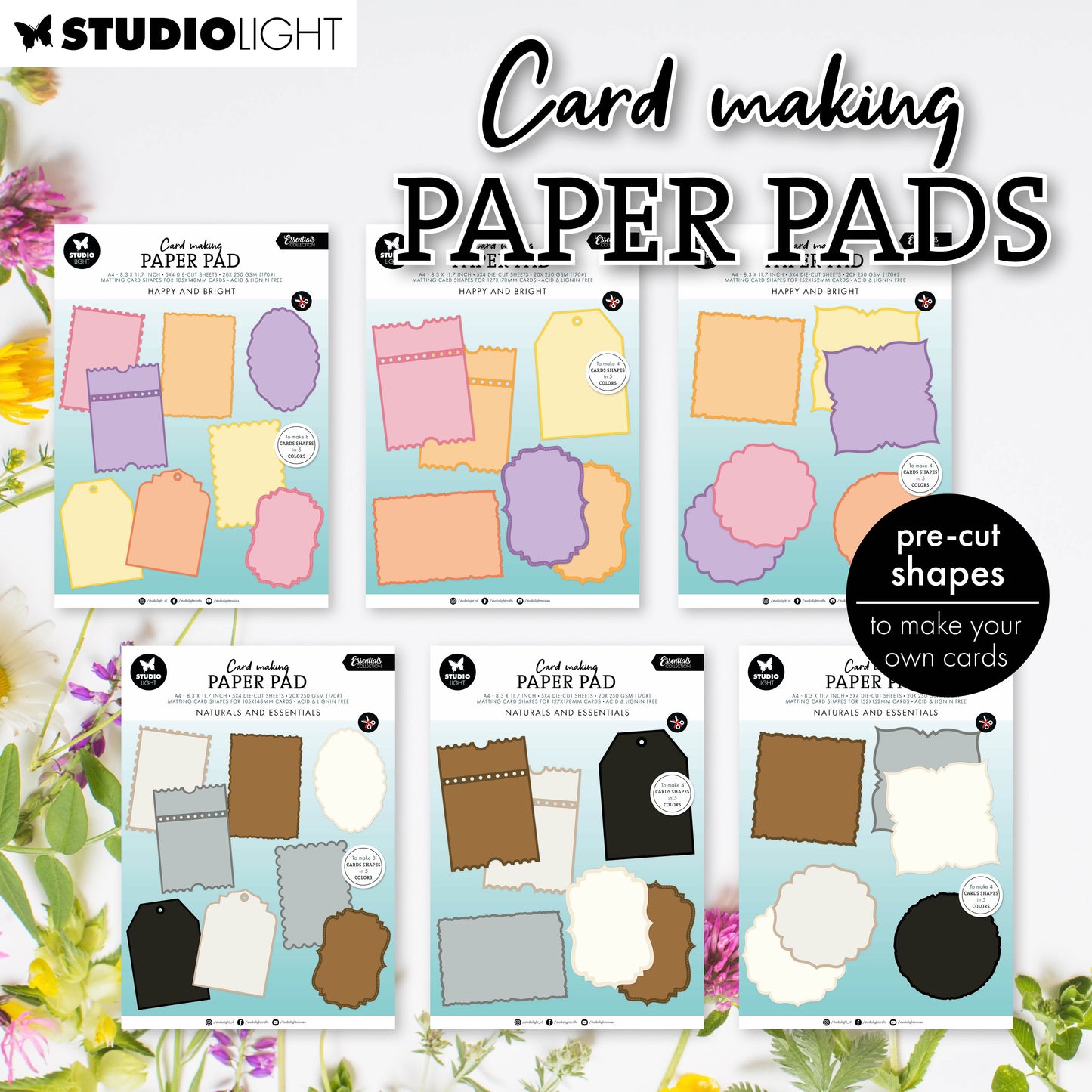 Studio Light Card Making Pad May'26 Bundle (Save £10)