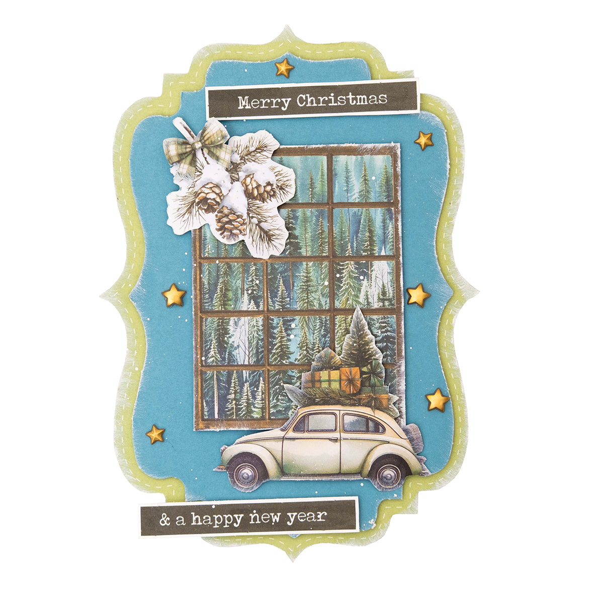 Studio Light Die-Cut Paper Pad Elements Christmas Forest