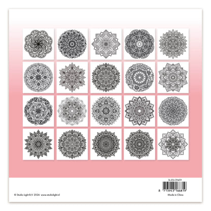 Studio Light Colouring Pages Mandala Essentials 205x205x5mm 20 Sheets