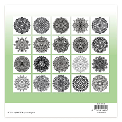 Studio Light Colouring Pages Mandala Essentials 205x205x5mm 20 Sheets