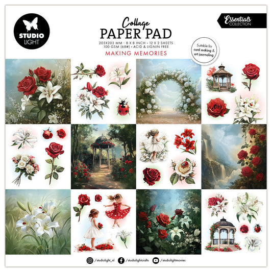 Studio Light Essentials Collage Paper Pad Making Memories