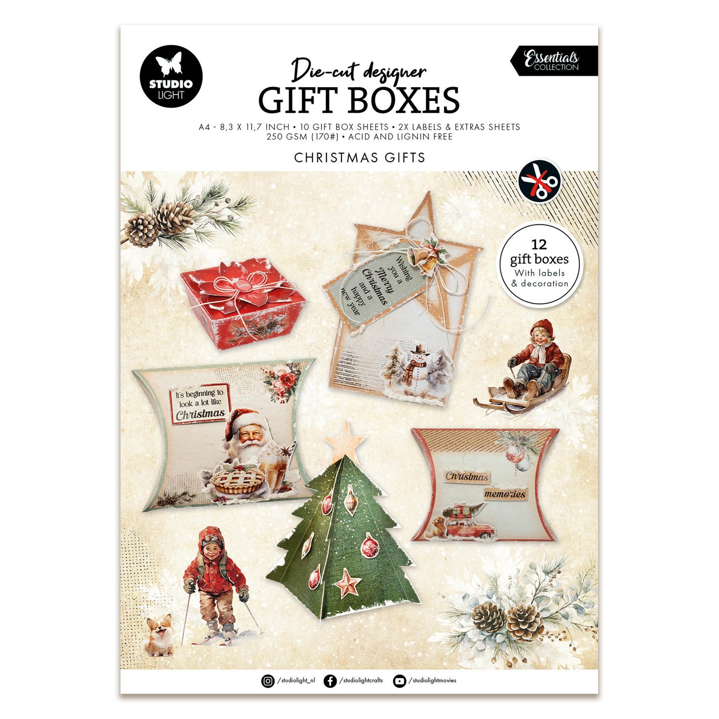 Studio Light Essentials DIY Giftboxes Christmas Gifts