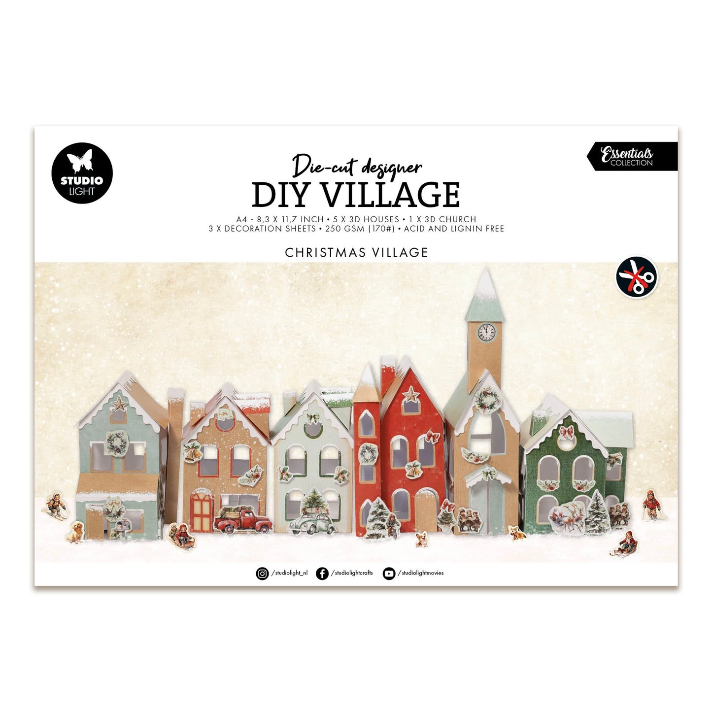Studio Light Essentials DIY Village Christmas Village