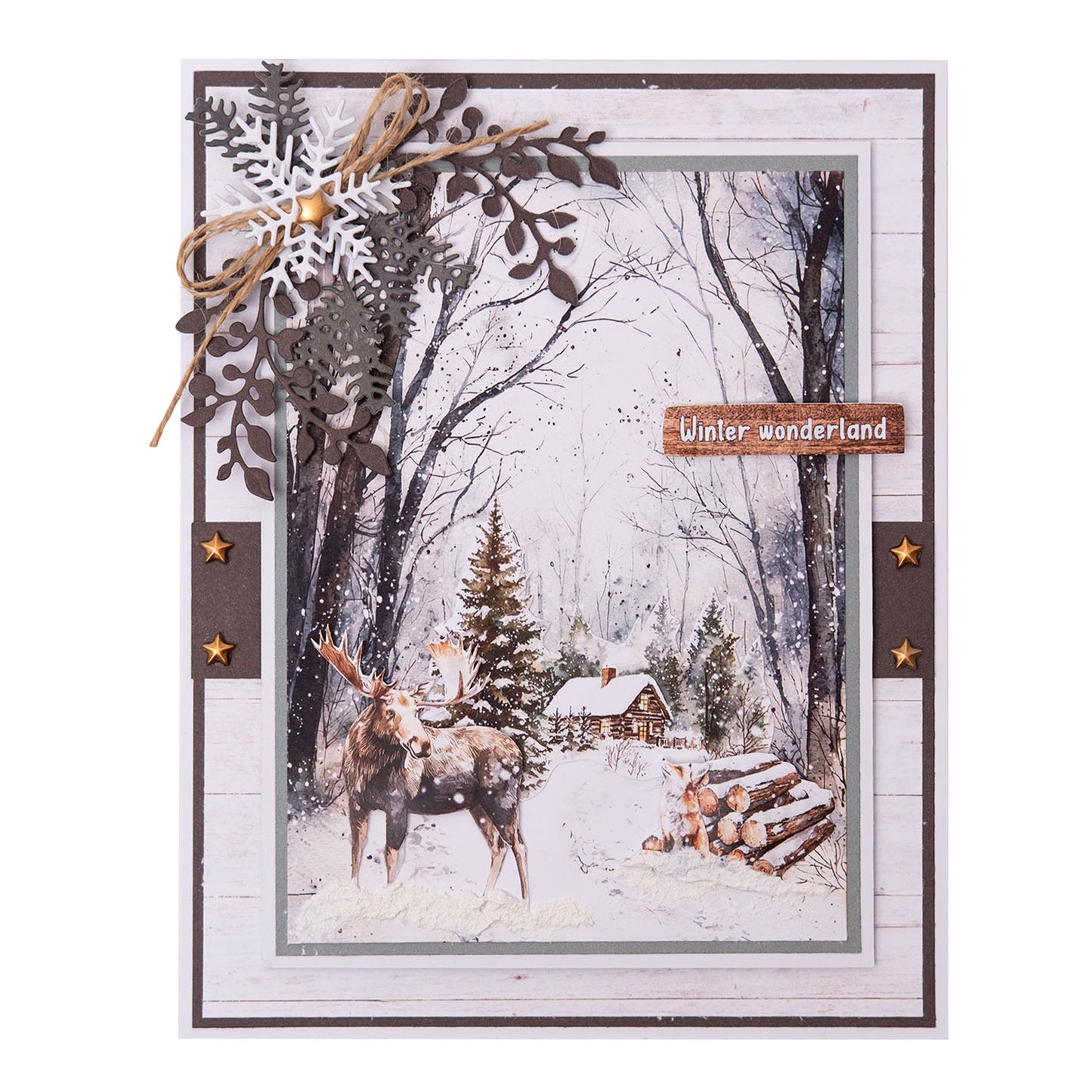 Studio Light Essentials Die-cut Designer Paper Pad Winter Woodland