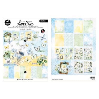 Studio Light Die-cut Paper Pad Butterflies Essentials 210x294x4mm 28 Sheets