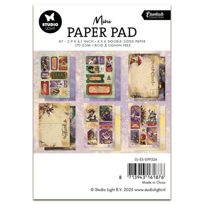 Studio Light Essentials Mini Paper Pad Fairy Christmas