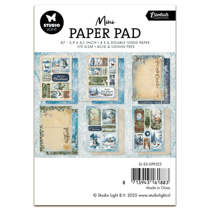 Studio Light Essentials Mini Paper Pad Winter Wonderland