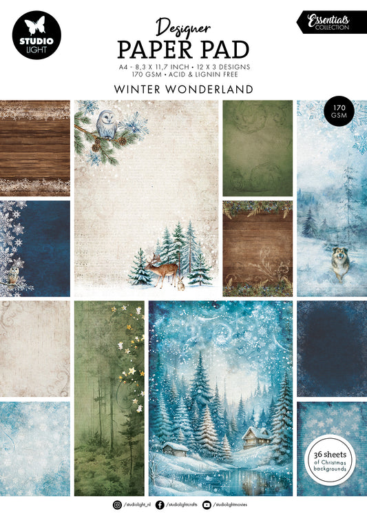 Studio Light Winter Wonderland Designer Paper Pad