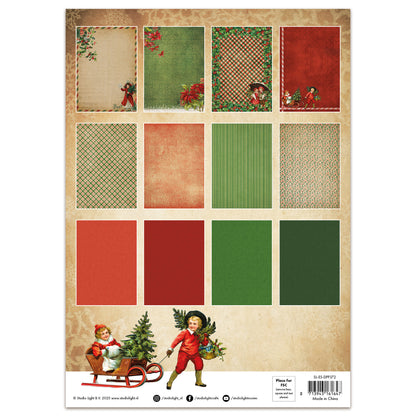 Studio Light Essentials Designer Paper Pad Vintage Christmas