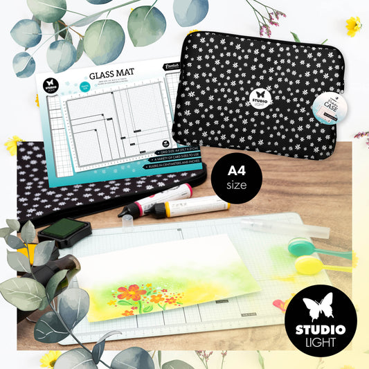 Studio Light Essentials Glass Mat A4 & Storage Case