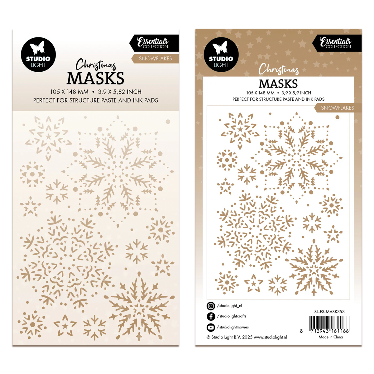 Studio Light Essentials Mask Snow Background – AALL & Create
