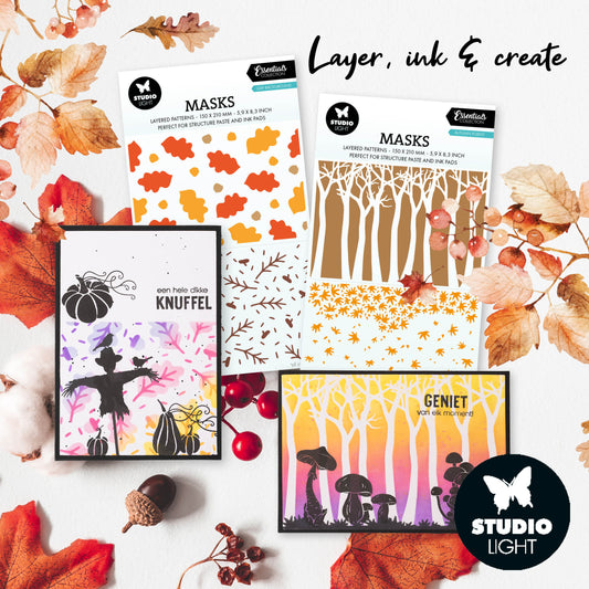 Studio Light Essentials Mask/Stencil Bundle - Autumn