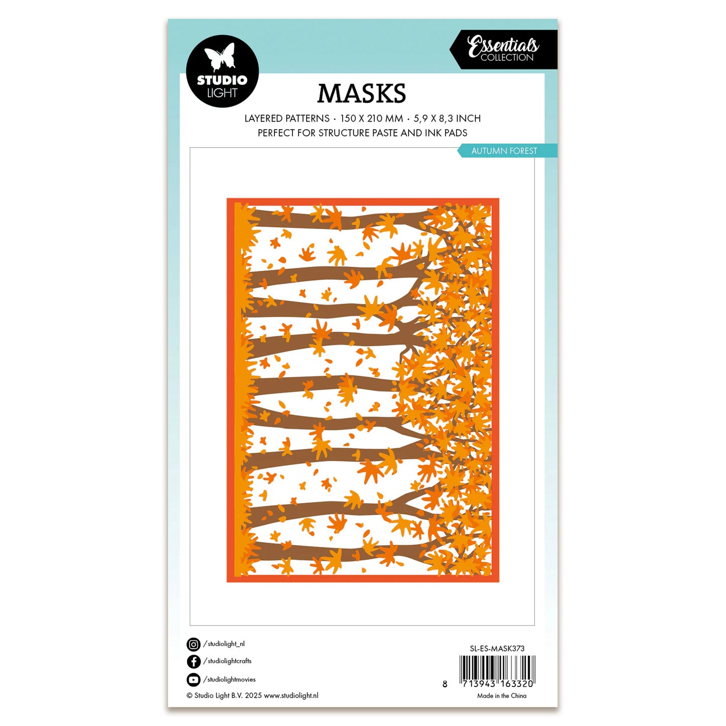 Studio Light Essentials Mask - Autumn Forest