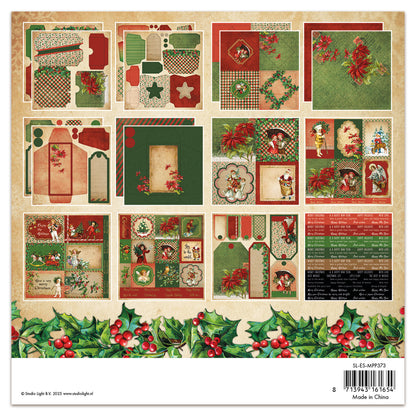 Studio Light Essentials Mixed Paper Pad Vintage Christmas