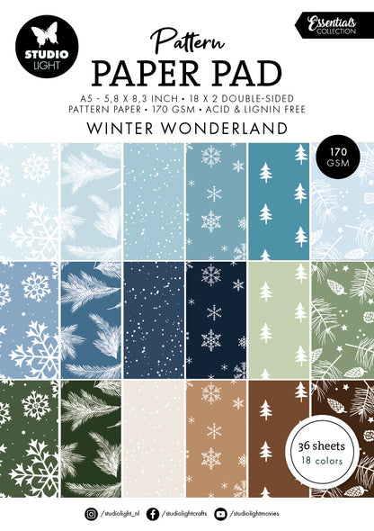 Studio Light Winter Wonderland Pattern Paper Pad