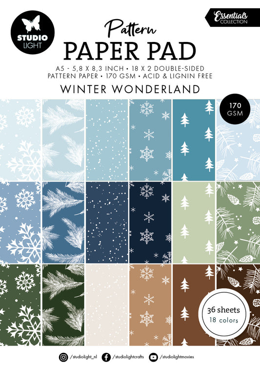 Studio Light Winter Wonderland Pattern Paper Pad