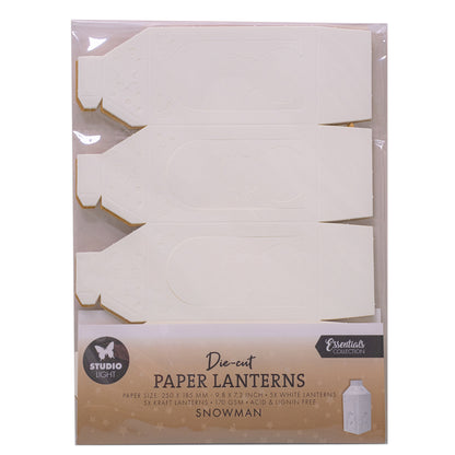 Studio Light Essentials Die-cut paper Lanterns Snowman