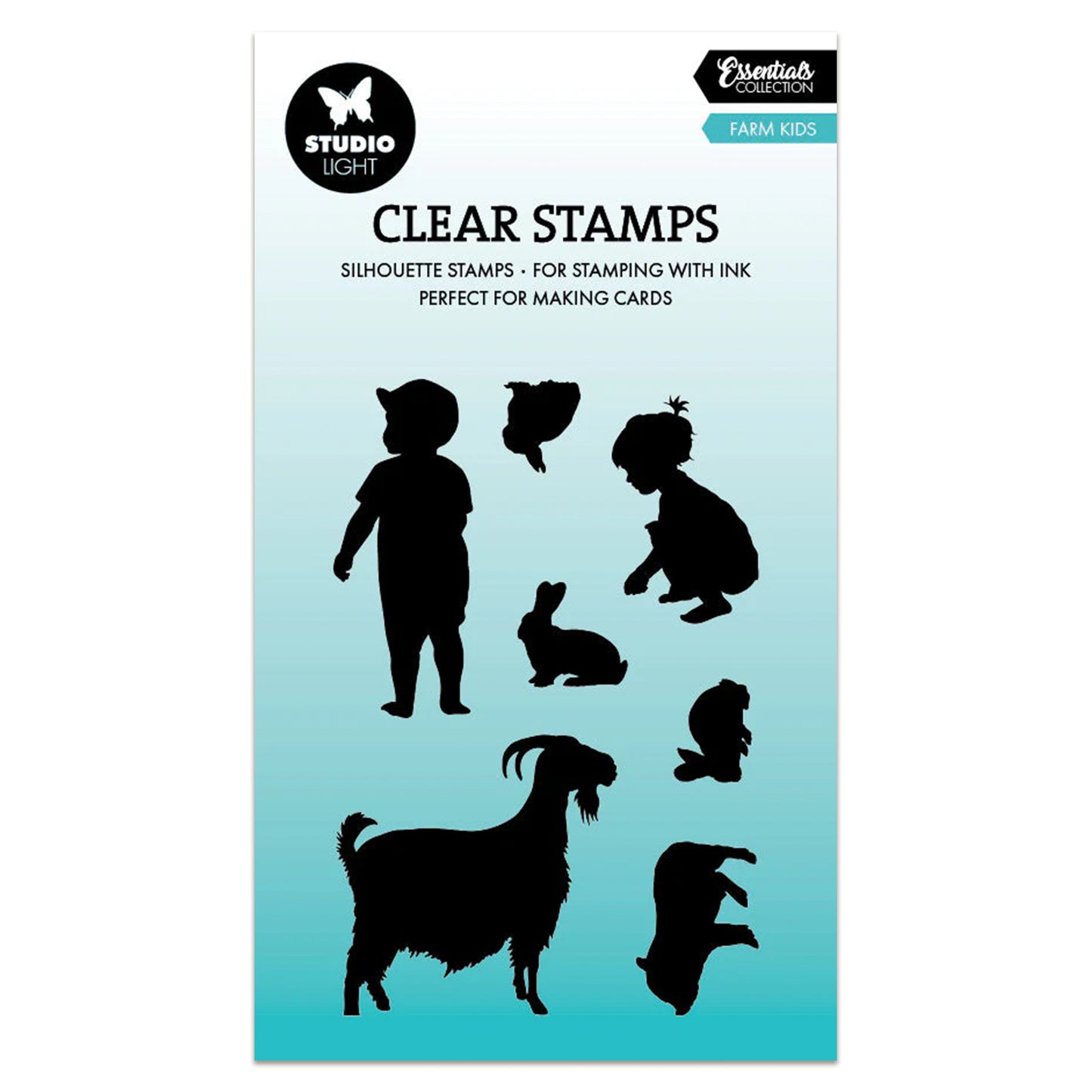 Studio Light Essentials Clear Stamp - Farm Kids