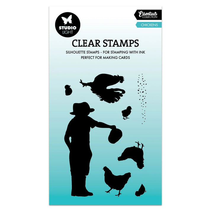 Studio Light Essentials Clear Stamp - Chickens – AALL & Create